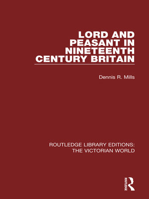 cover image of Lord and Peasant in Nineteenth Century Britain